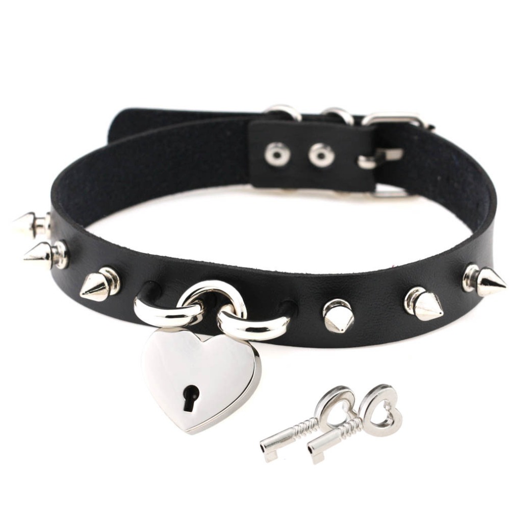 Goth Punk Spike Choker - Punk Spike Choker Kettingen Voor Vrouwen