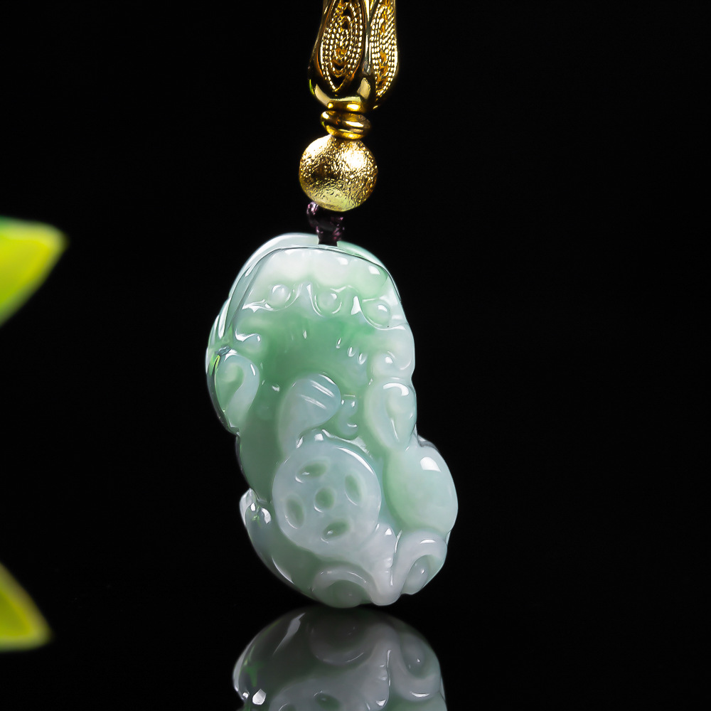 Necklaces - Natuurlijke Birmese Een Smaragd Erwt Groene