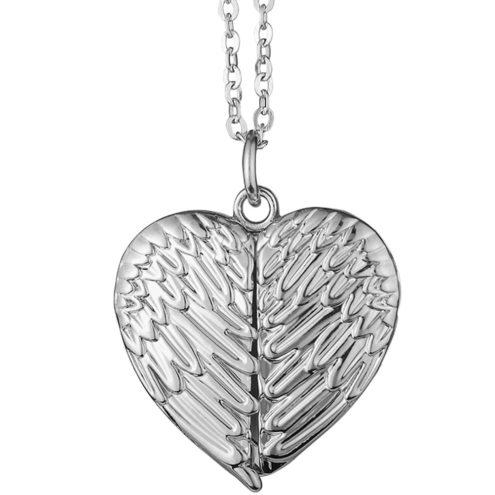 Heart Locket Necklace Photo - Hartvormige medaillonketting voor vrouwen, met foto-inzetvak,