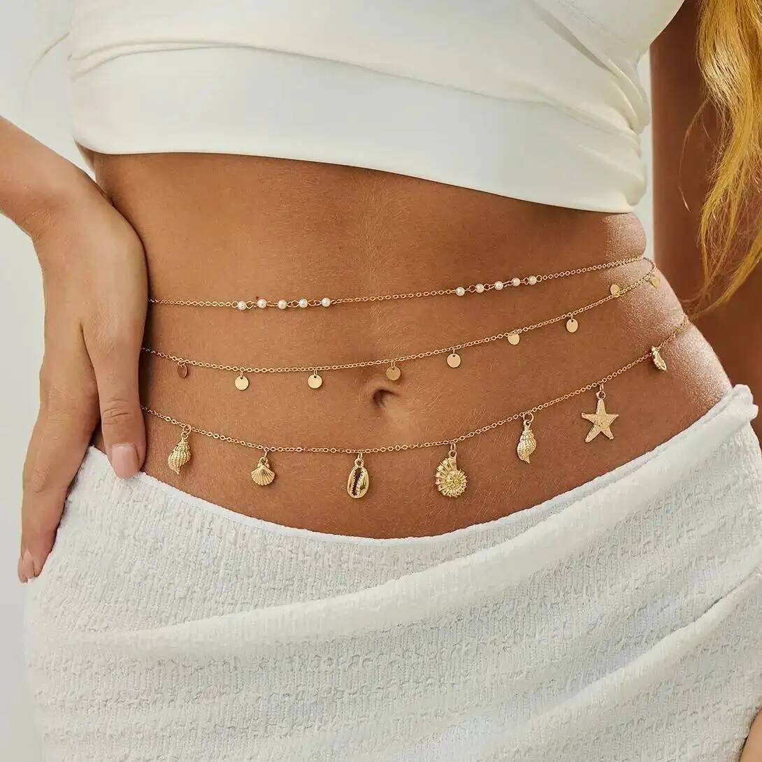 Body Jewelry - IngeSight.Z 3 stks/set Boho Zeester Conch