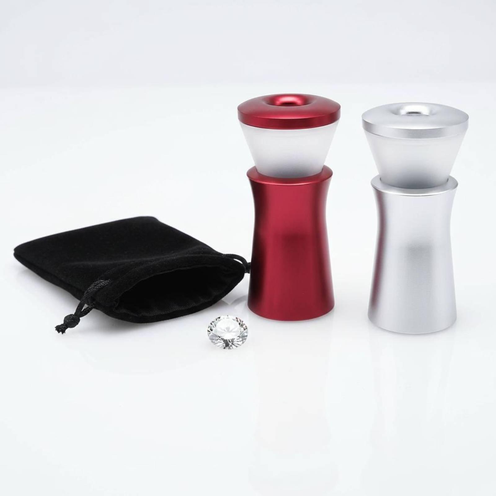 Body Jewelry - Diamanttester, draagbaar juweliersgereedschap, edelsteentester, metalen behuizing,