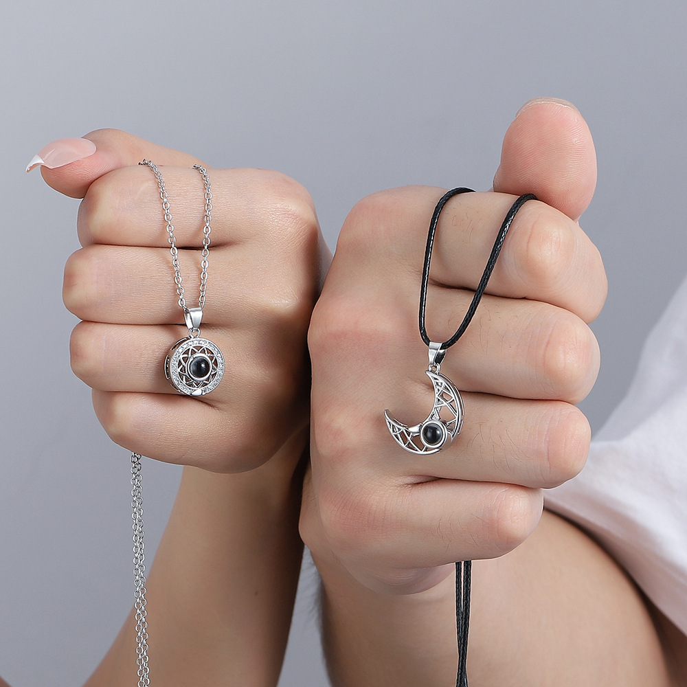 Magnetic Couple Matching Necklaces - 2 Stuks Magnetische Paar Bijpassende Ketting