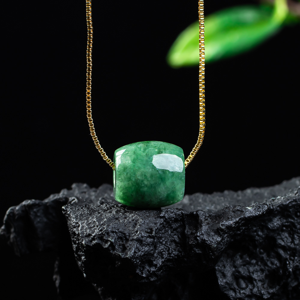Necklaces - Natuurlijke echte jade kraal hanger Myanmar