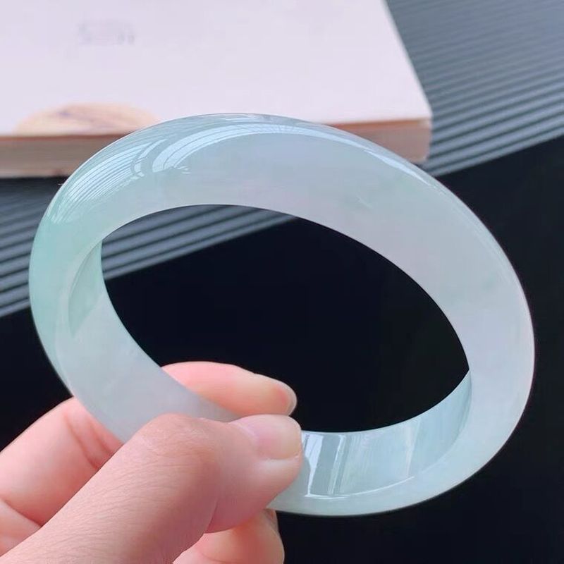 Bracelets - Myanmar voor vrouwen, ijsachtige, enkelkleurige, doorschijnende