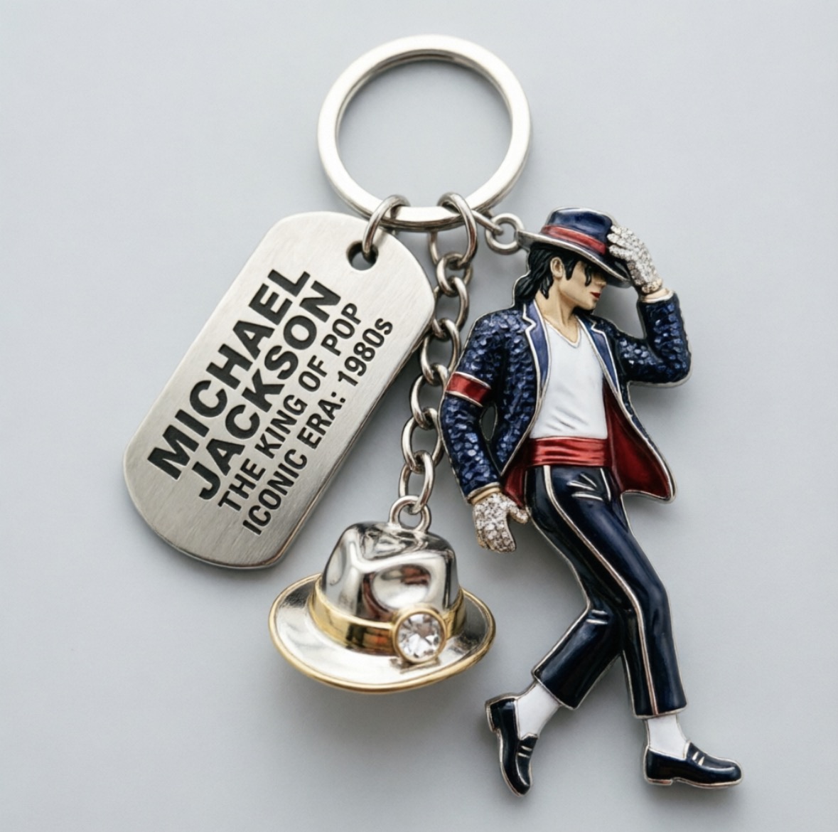 Rings - Michael Jackson sleutelhanger rugzaktas hanger decoratie
