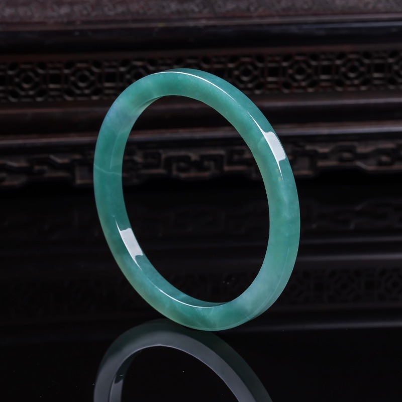 Bracelets - Natuurlijke Smaragd 48-62mm Birmese Smaragd Jade