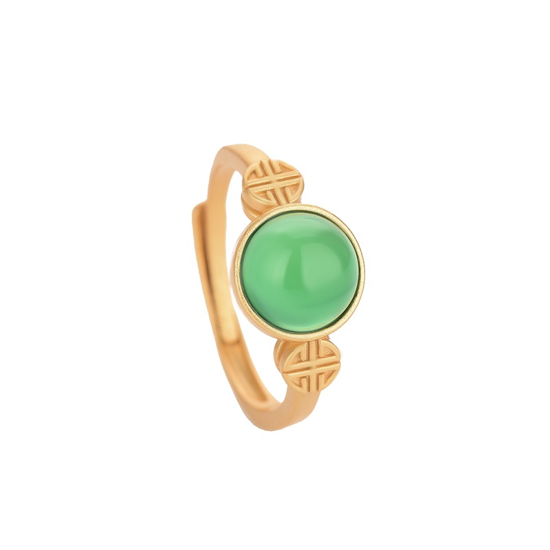 Rings - Natuurlijke Jade Ringen Echte Sieraden Gesneden