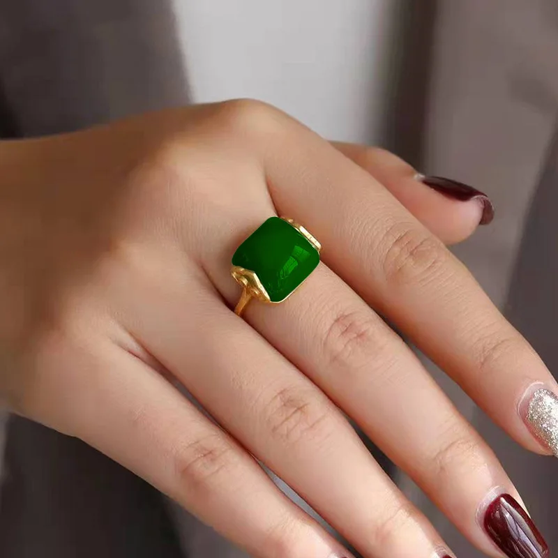 Rings - Natuurlijke Tian Jade Ring Mode-sieraden Lucky