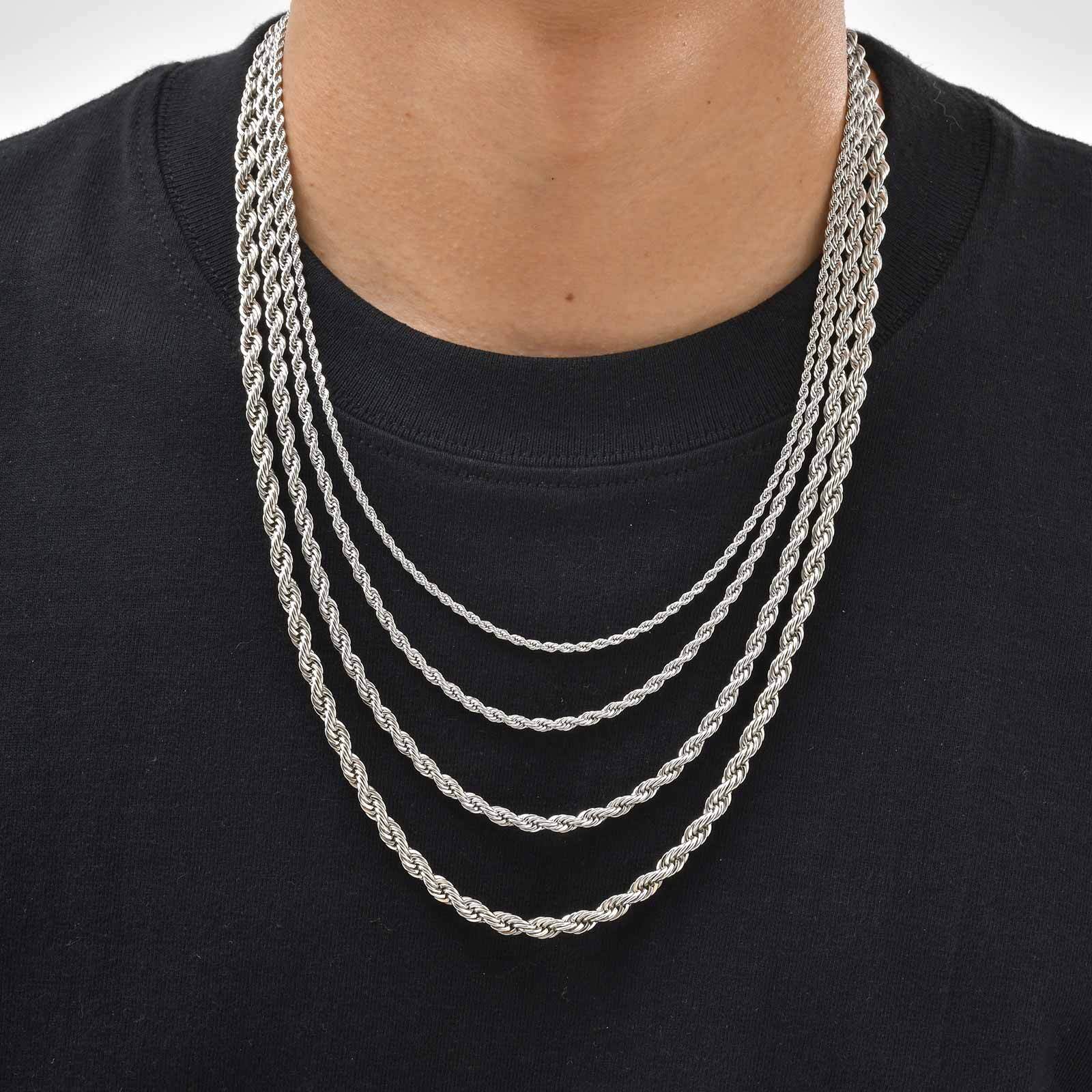 Cuban Link Chain 12Mm - Mannen Touwen Lange Ketting Rvs Minimalistische