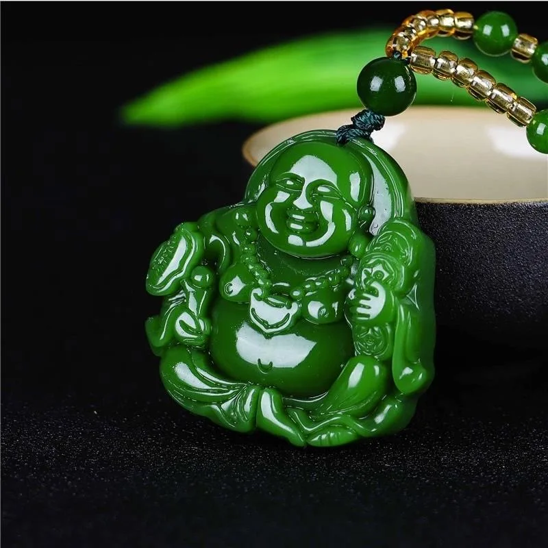 Chinese Groene Jade Maitreya B - Necklaces recensie en prijs