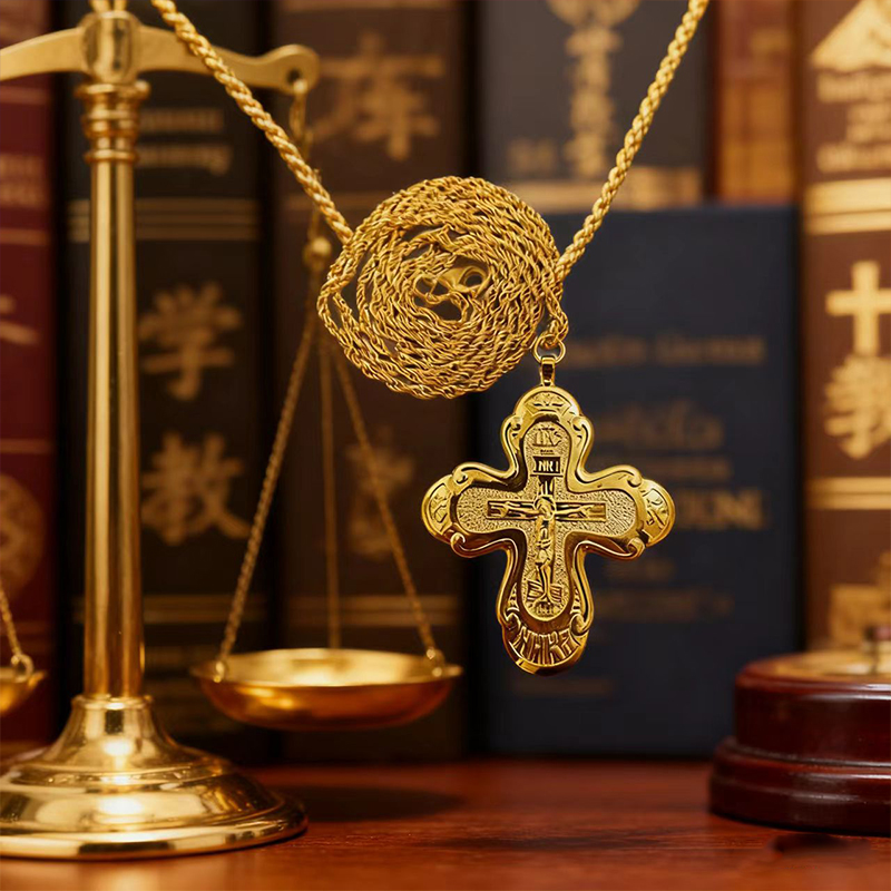 Nieuwe 2026 Orthodoxe Pectoral - Cross Pendant Necklace Gold recensie en prijs