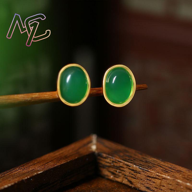 Groene natuurlijke jade oorbel - Earrings recensie en prijs