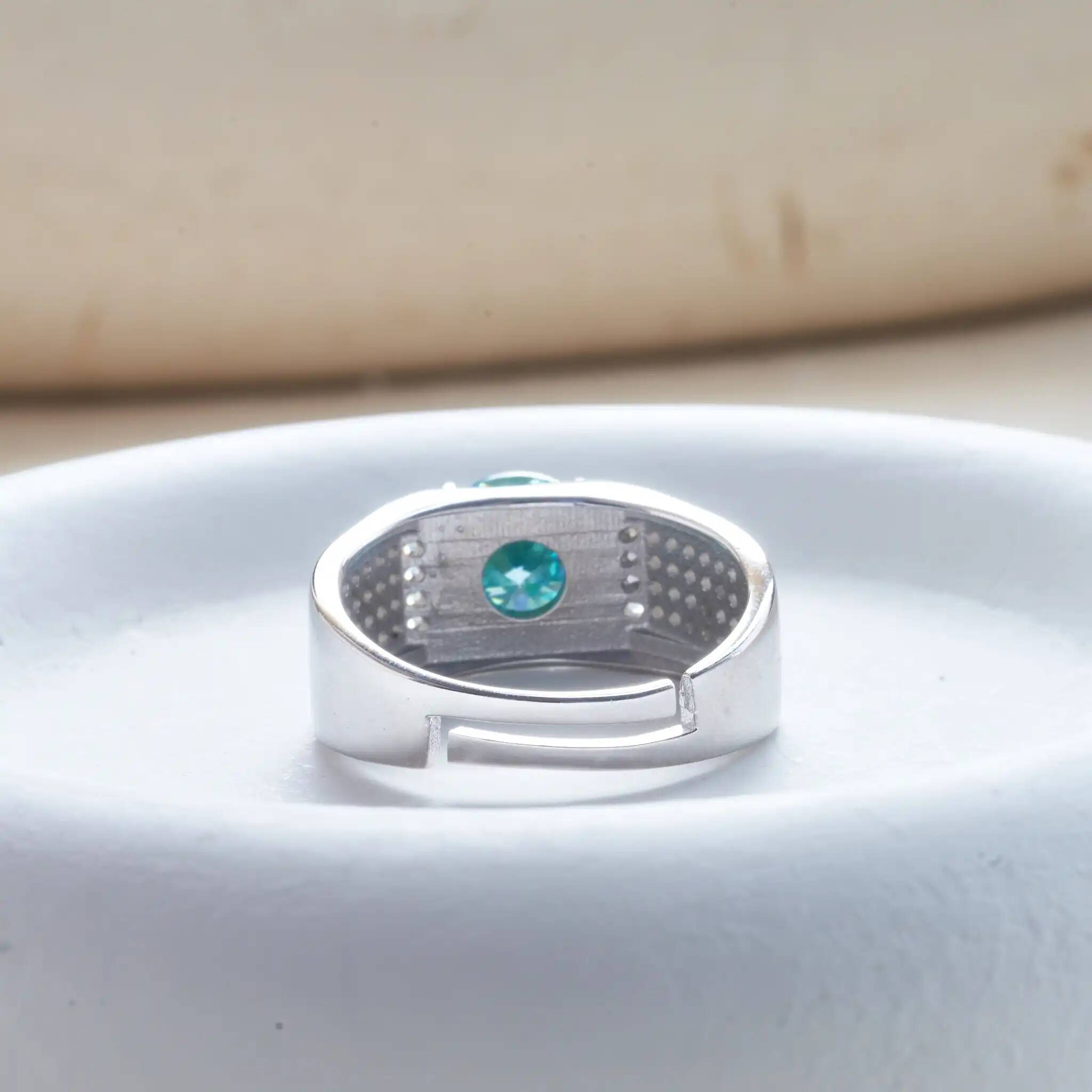 1 Karaat Natuurlijke Blauwe Kl - Moissanite Engagement Ring 1 Carat recensie en prijs