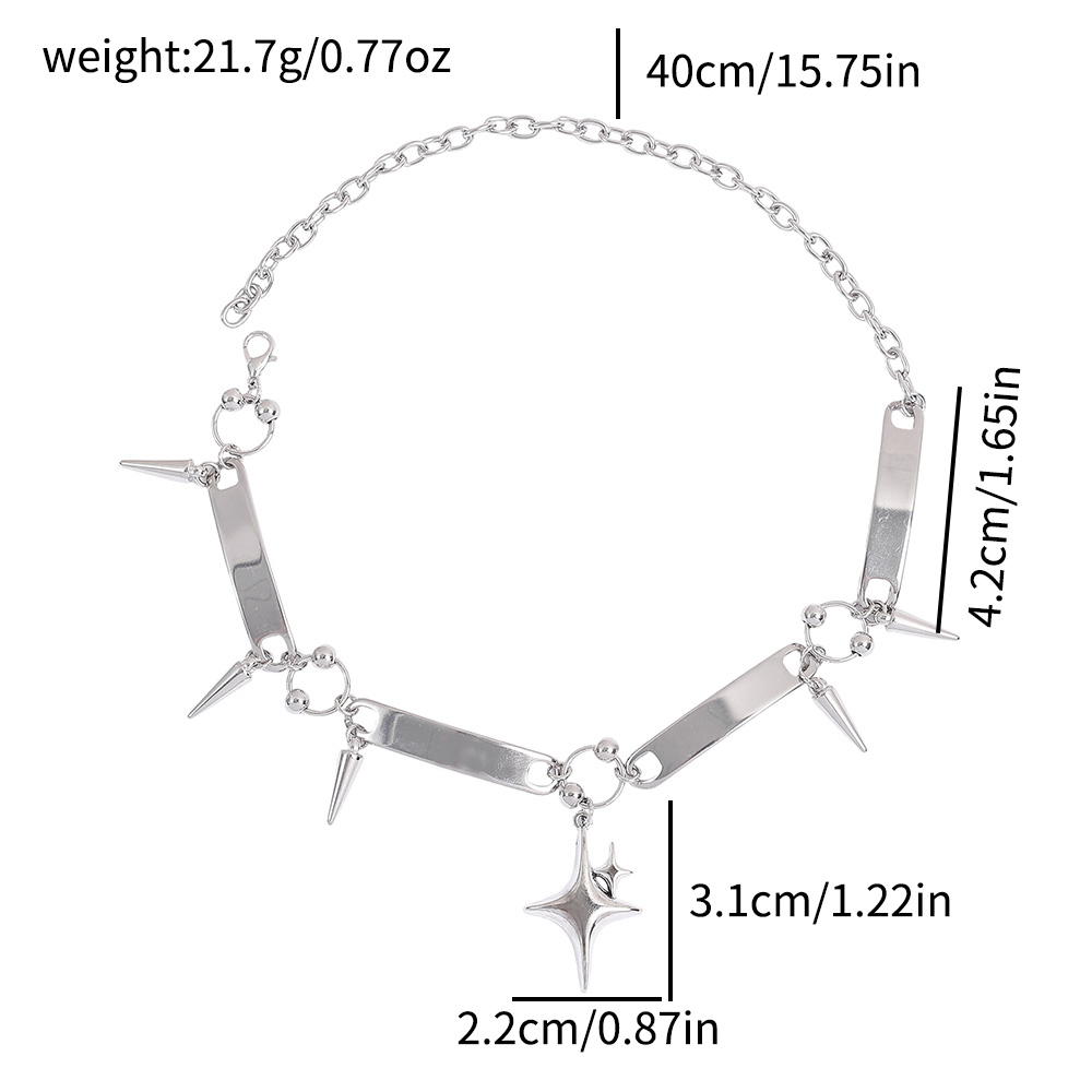 Punk Star Riveted Choker, Rock - Goth Punk Spike Choker recensie en prijs
