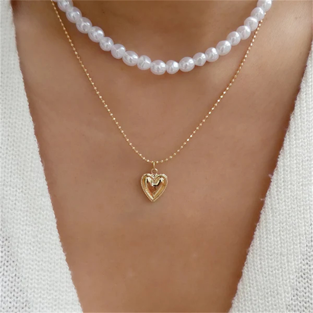 Trendy Goud-Plaat Geometrische - Pearl Choker Necklace Vintage recensie en prijs