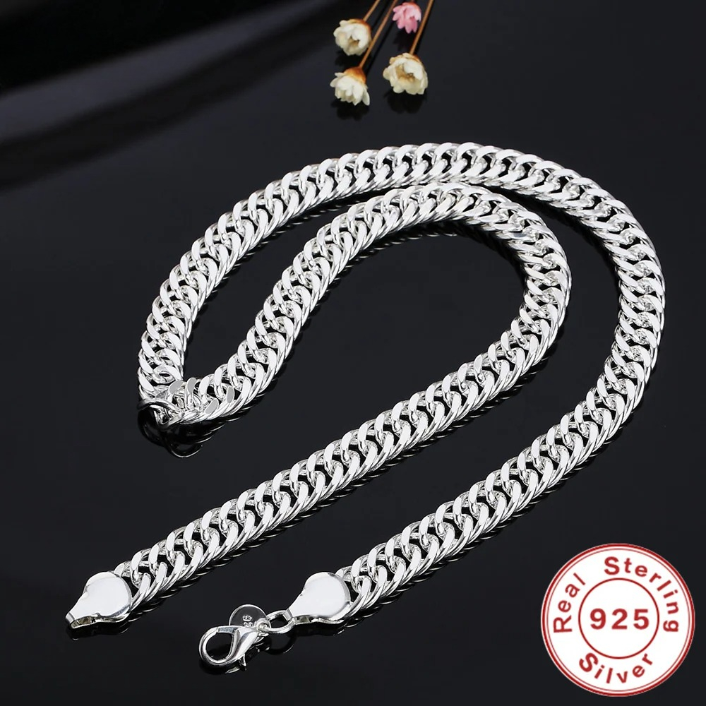 Nieuwe 925 Sterling Zilver 20/ - Cuban Link Chain 12Mm recensie en prijs