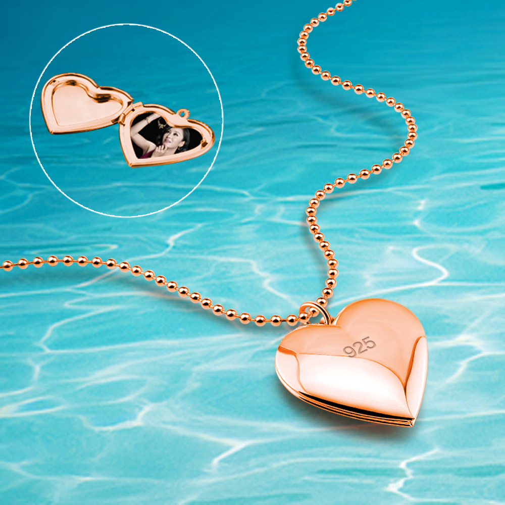 Eeuwige Liefde Hart Choker 925 - Heart Locket Necklace Photo recensie en prijs