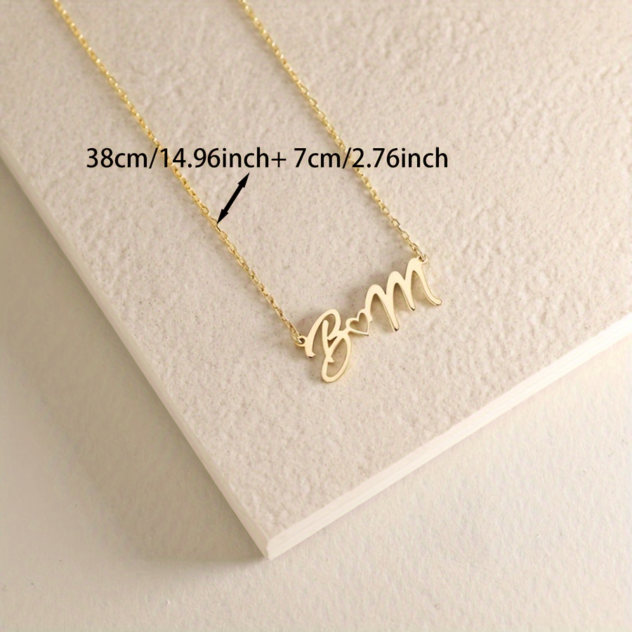 Aangepaste naam kettingen voor - Custom Name Necklace Stainless Steel recensie en prijs
