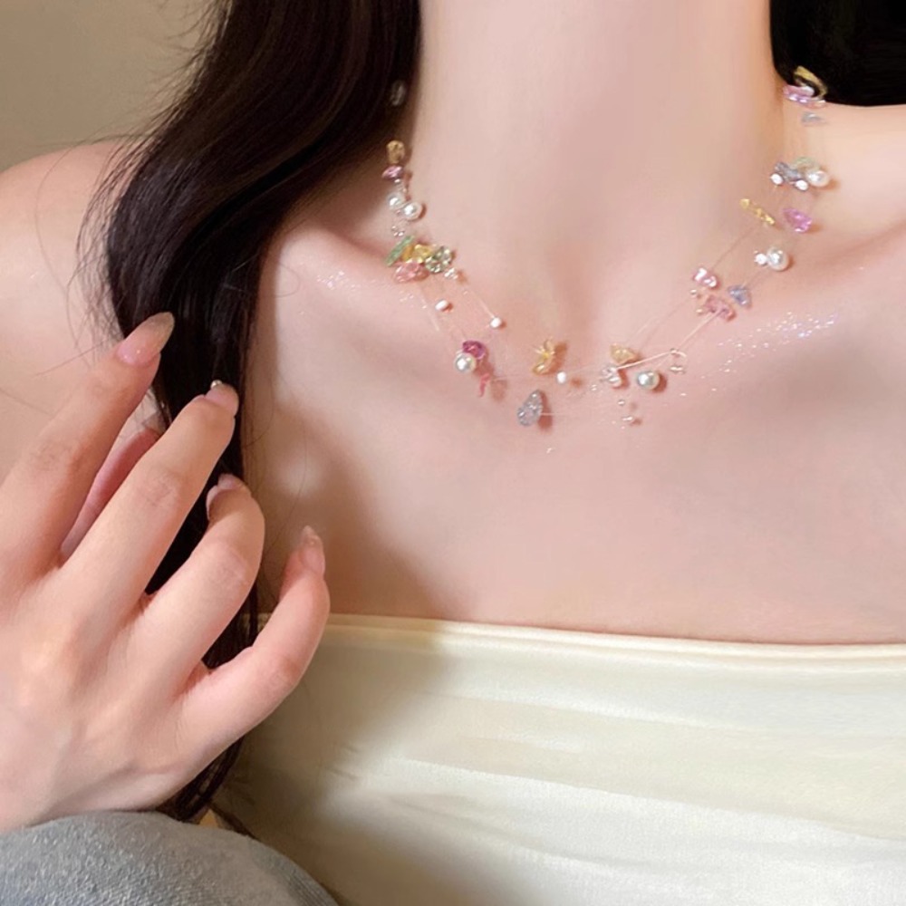 Kleurrijke zeester schelp pare - Layered Pendant Necklace Aesthetic recensie en prijs