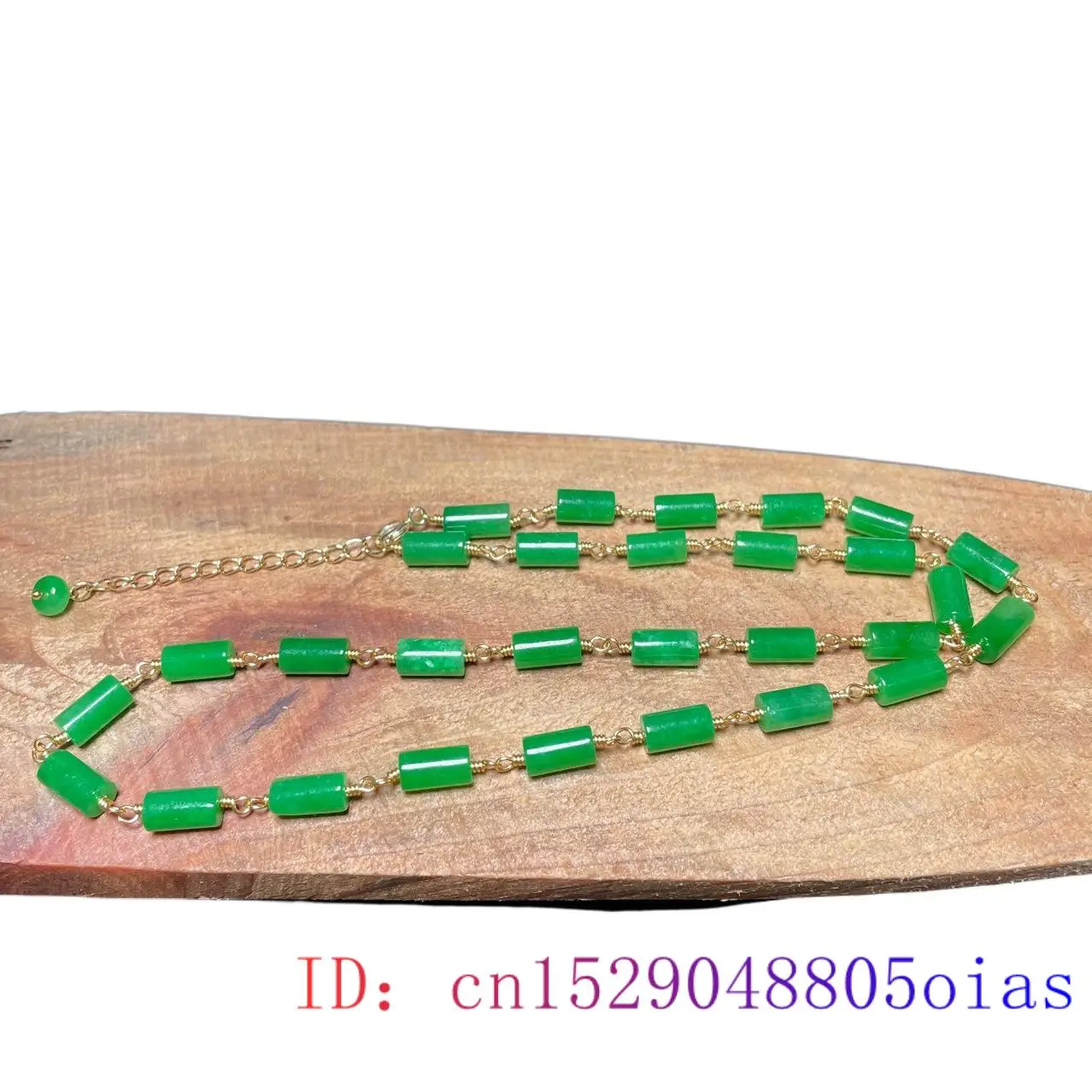 Groene Jade Kralen Ketting Vin - Necklaces recensie en prijs