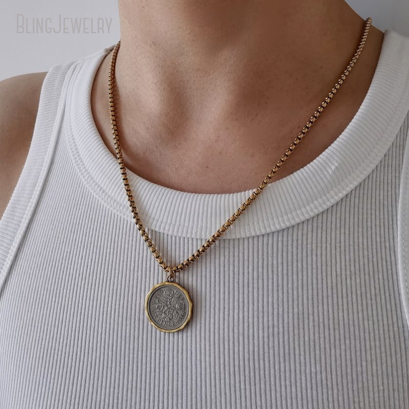 10 stks Waterdichte Rvs Box Ch - Cross Pendant Necklace Gold recensie en prijs