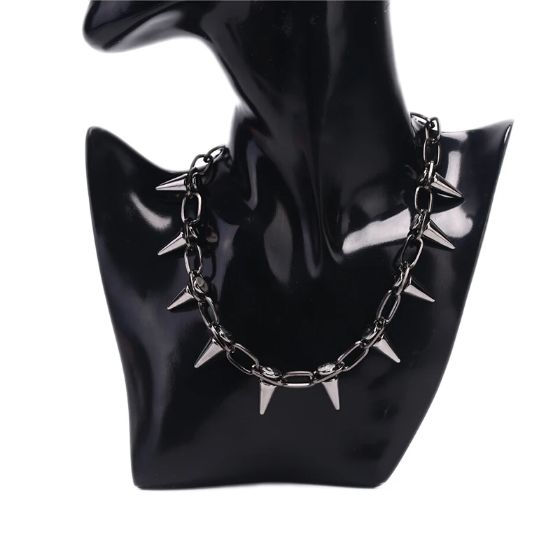 Goth Rock Biker Spike Rivet Kr - Goth Punk Spike Choker recensie en prijs