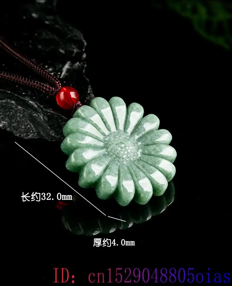Groene Jadeite Zonnebloem Hang - Necklaces recensie en prijs