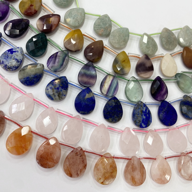 13x18mm Gefacet Teardrop Natuu - Crystal Pendant Necklace Natural Stone recensie en prijs