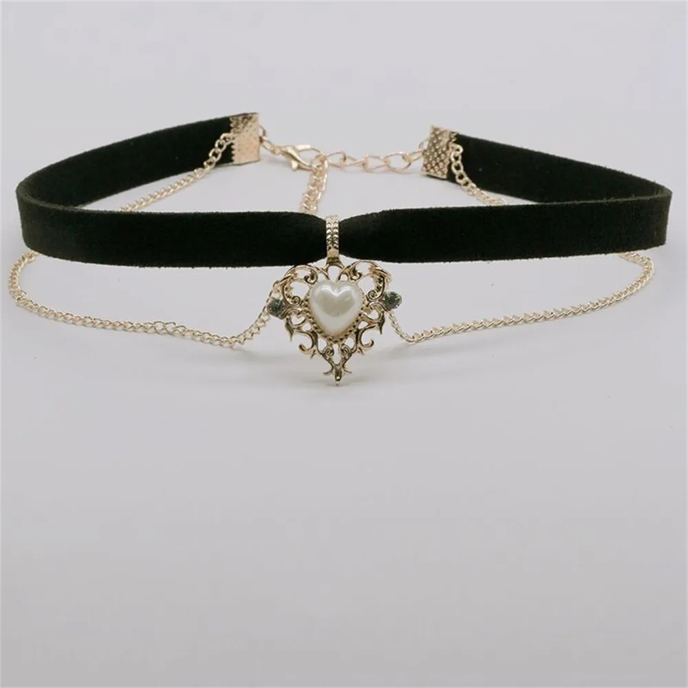 Vintage Fluwelen Ketting Choke - Pearl Choker Necklace Vintage recensie en prijs