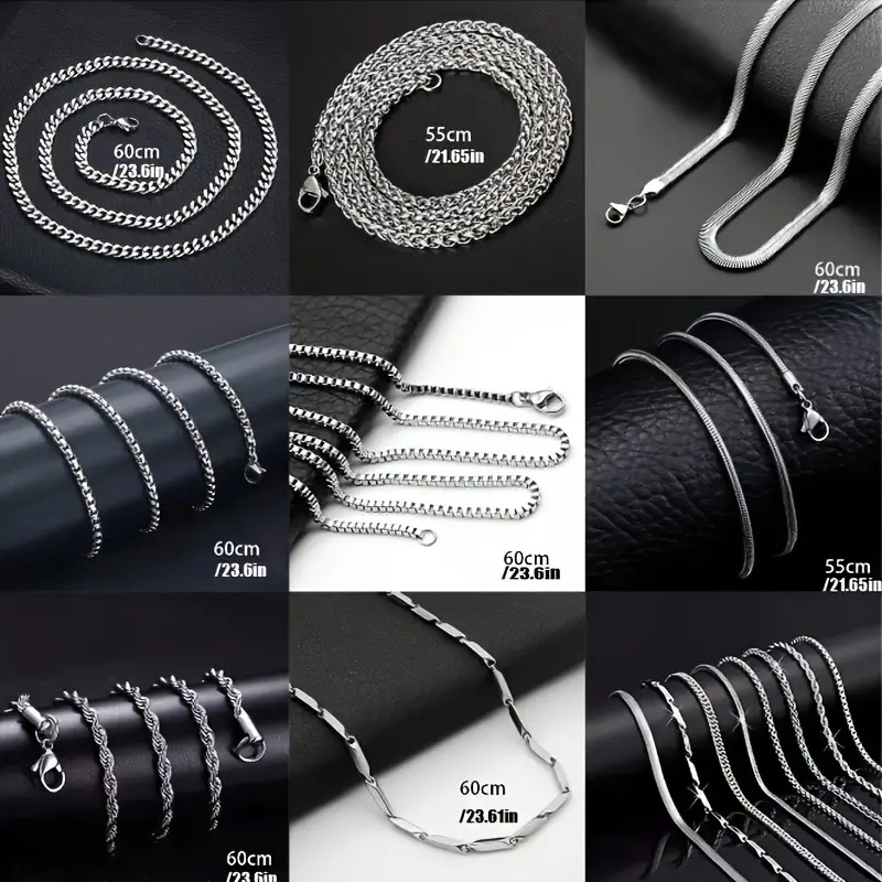 8-delige heren roestvrijstalen - Cuban Link Chain 12Mm recensie en prijs
