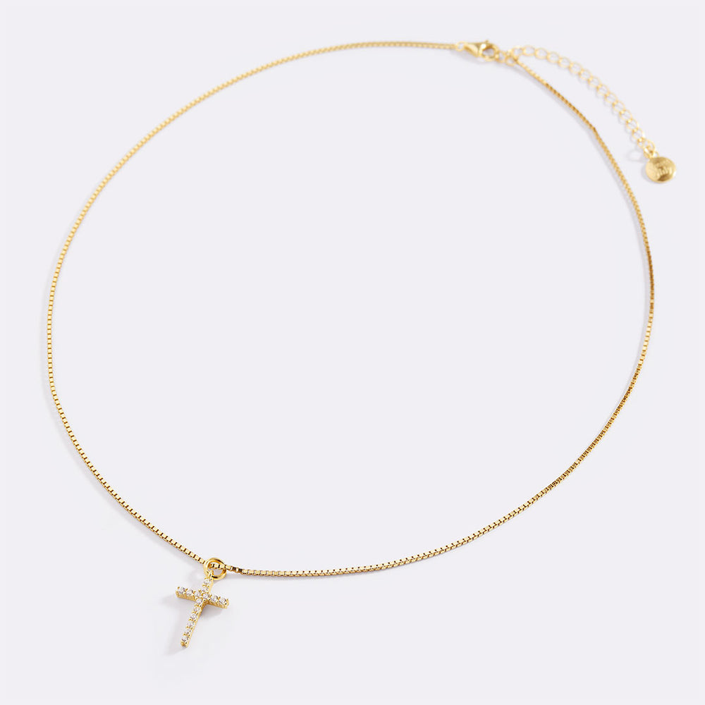 Diamanten kruisketting, op maa - Cross Pendant Necklace Gold recensie en prijs
