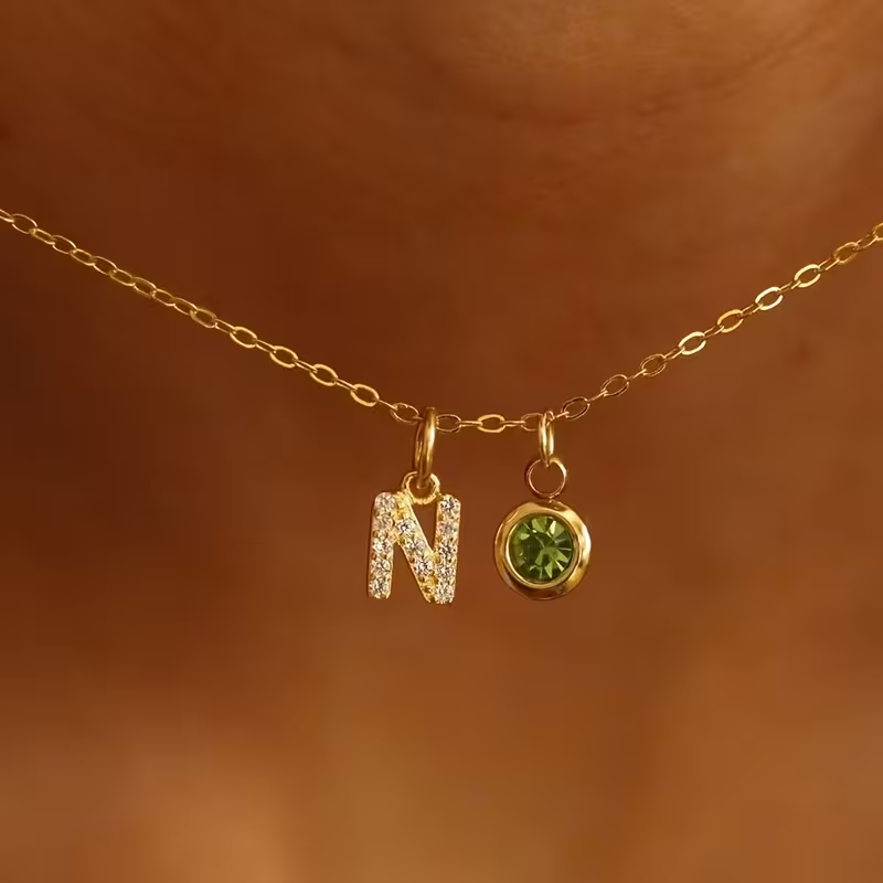 Op maat gemaakte A-Z initialen - Custom Name Necklace Stainless Steel recensie en prijs