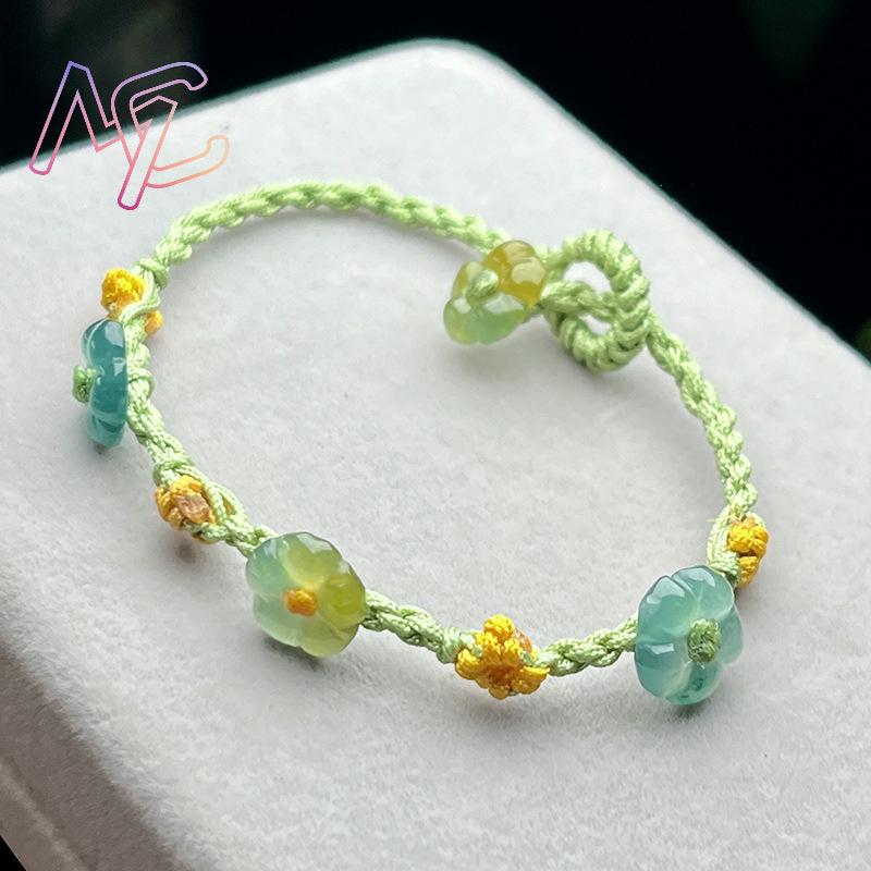 Myanmar Jadeïet Bloem Armband  - Bracelets recensie en prijs