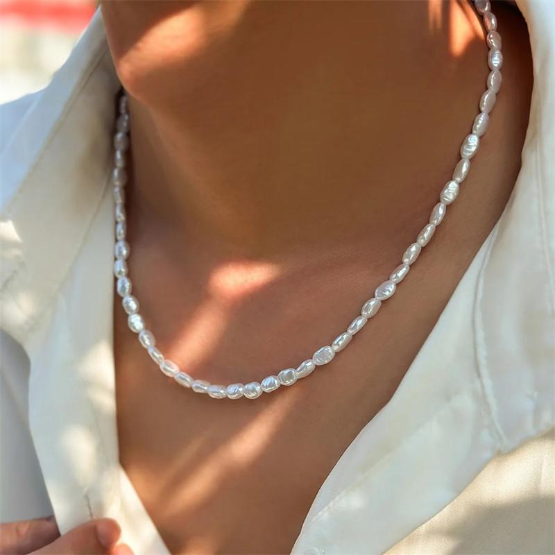 Nieuwe Mode Eenvoudige Imitati - Pearl Choker Necklace Vintage recensie en prijs