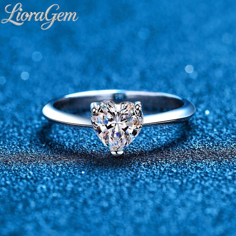 LioraGem 1-karaats fancy-vormi - Moissanite Engagement Ring 1 Carat recensie en prijs