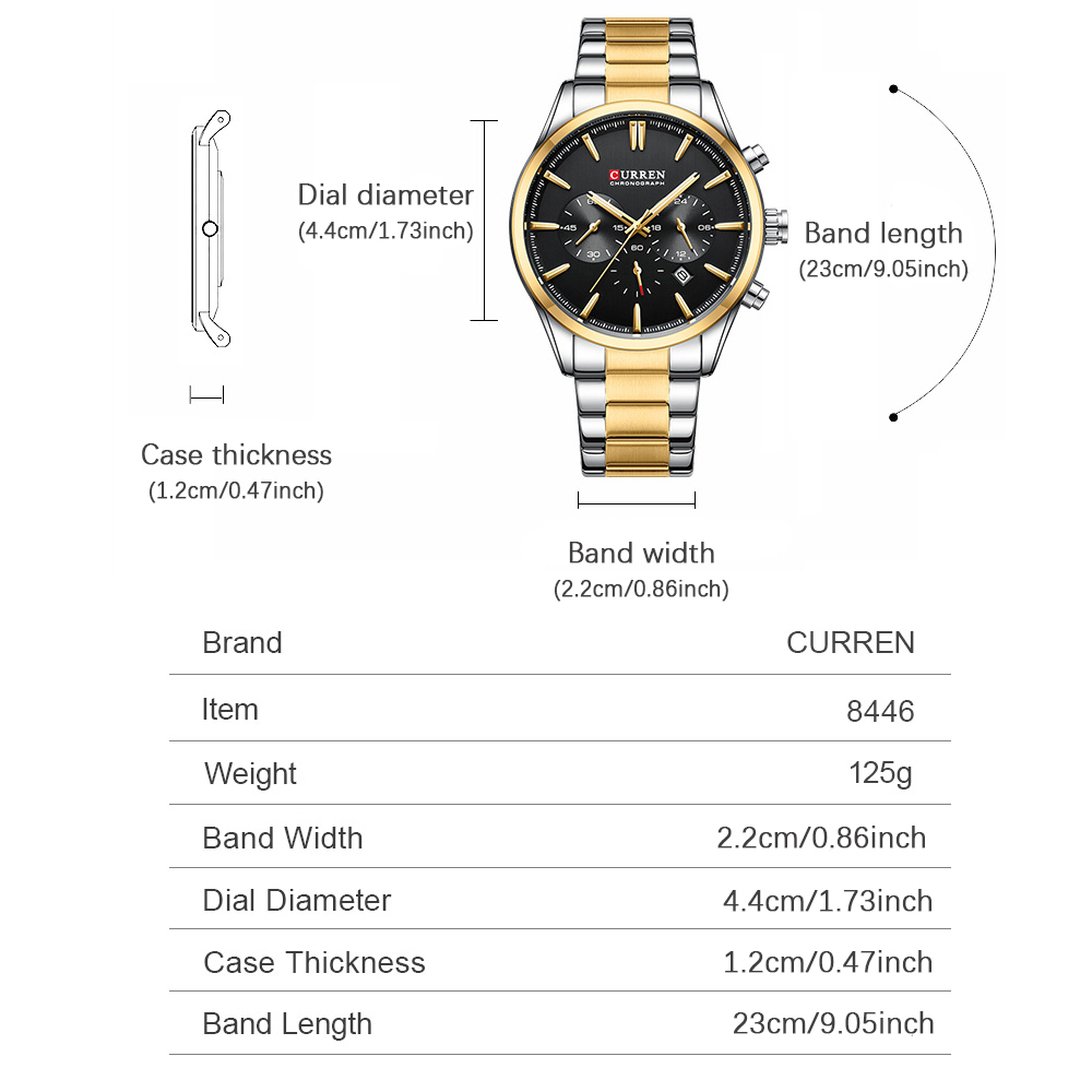 CURREN Casual quartz chrono sp - Watch Accessories recensie en prijs