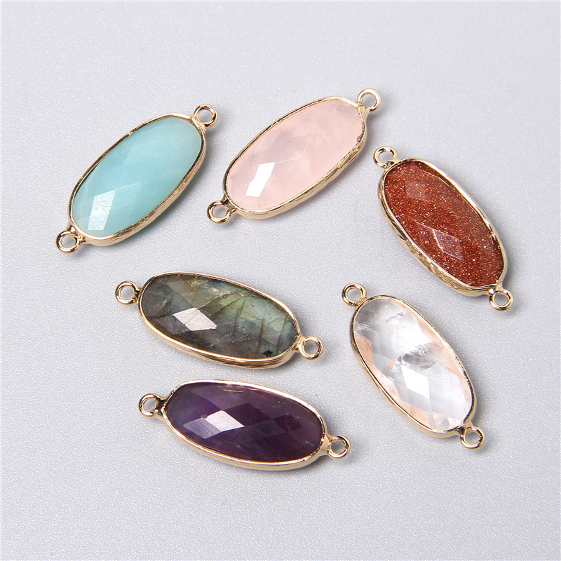2 stuks 10X26mm Natuurlijke Du - Crystal Pendant Necklace Natural Stone recensie en prijs