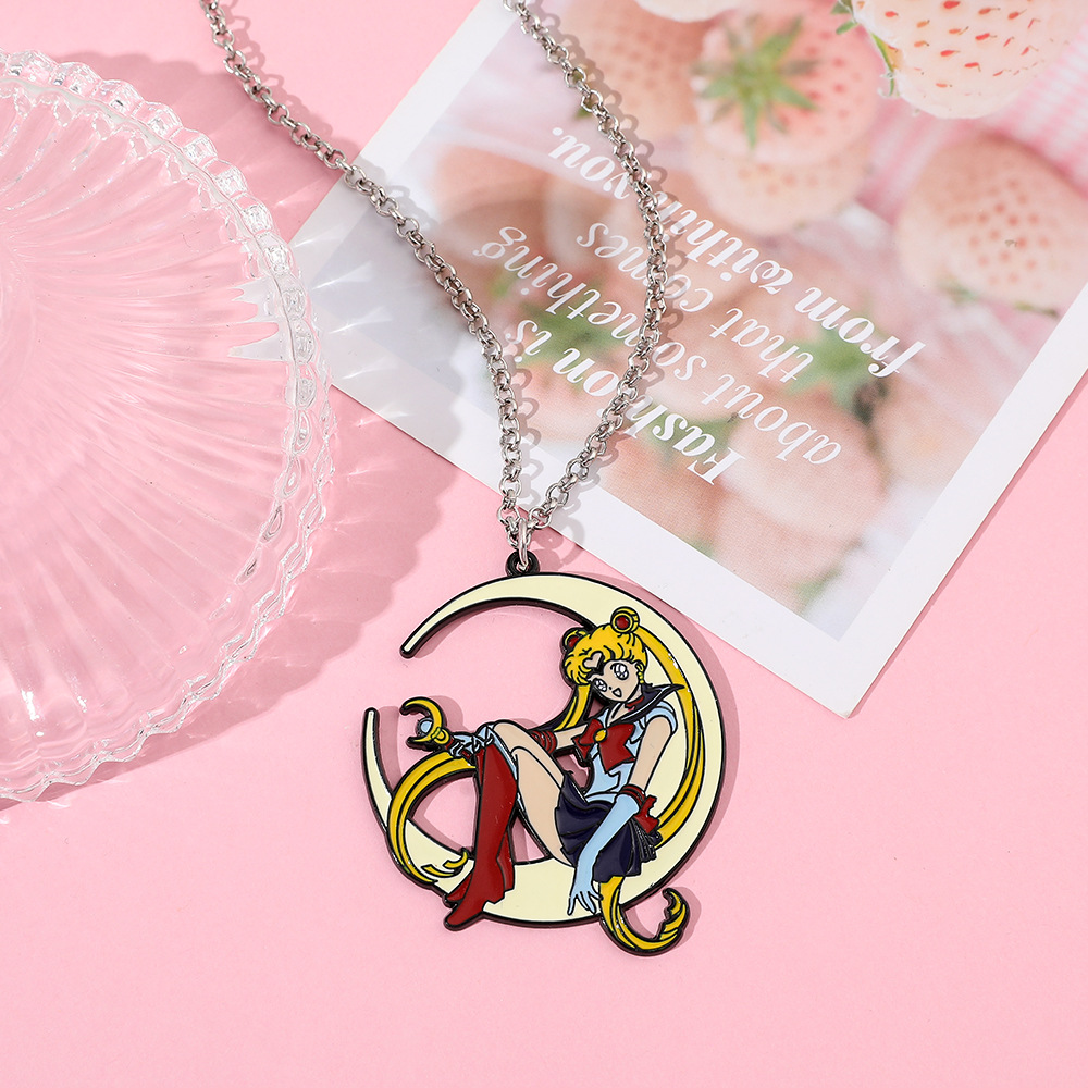Zoete Anime Metalen Emaille Ke - Anime Pendant Necklace recensie en prijs