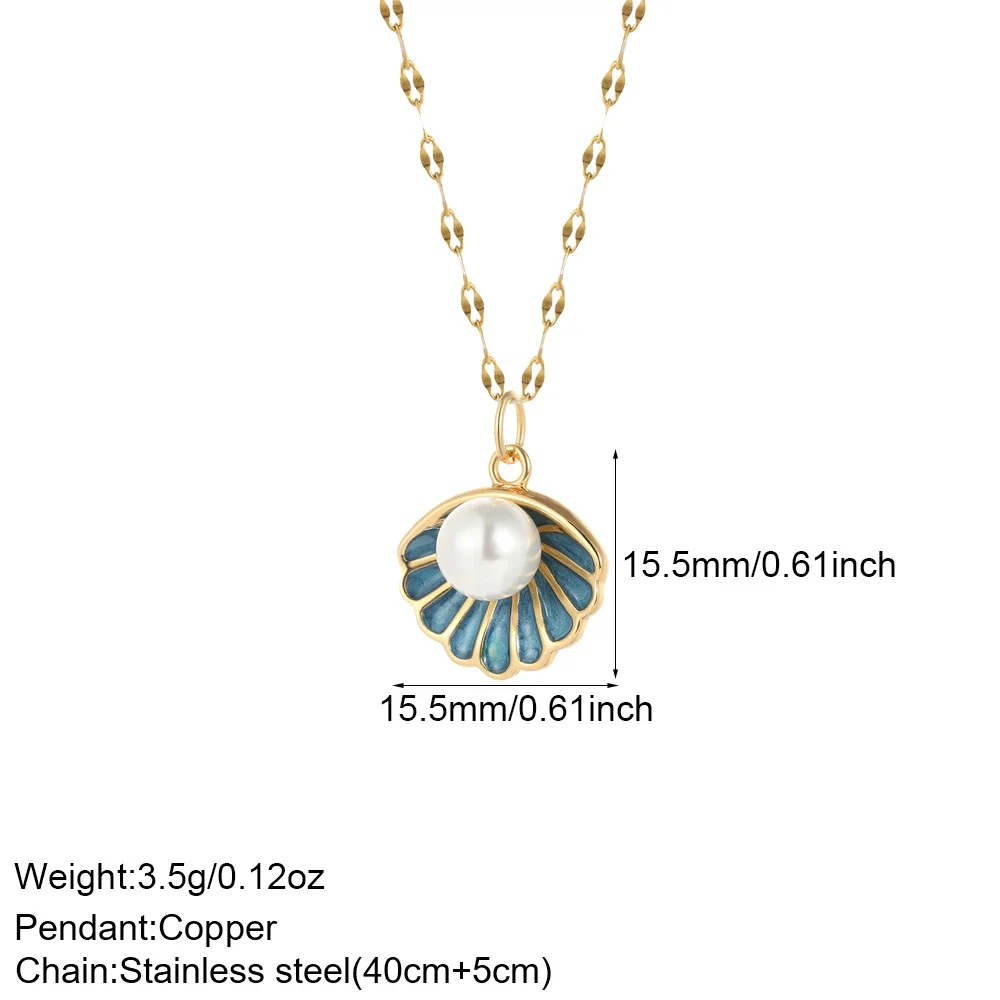 Leuke Zee Ster Shell Diy Ketti - Cross Pendant Necklace Gold recensie en prijs