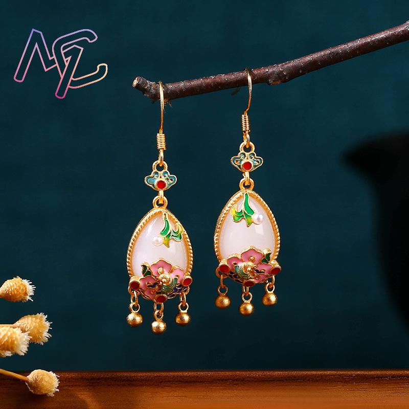 Natuurlijke Jade Bloem Oorbell - Earrings recensie en prijs