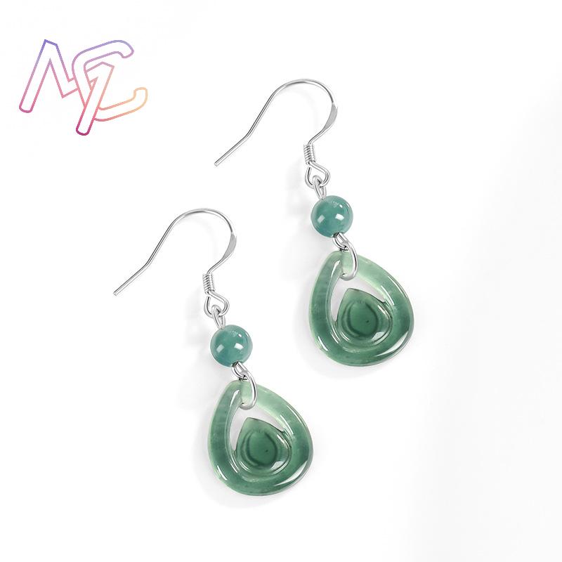 Blauwe Myanmar Jadeïet Waterdr - Earrings recensie en prijs