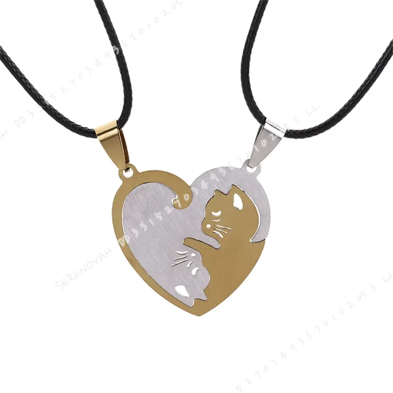 1 paar creatieve schattige roe - Magnetic Couple Matching Necklaces recensie en prijs
