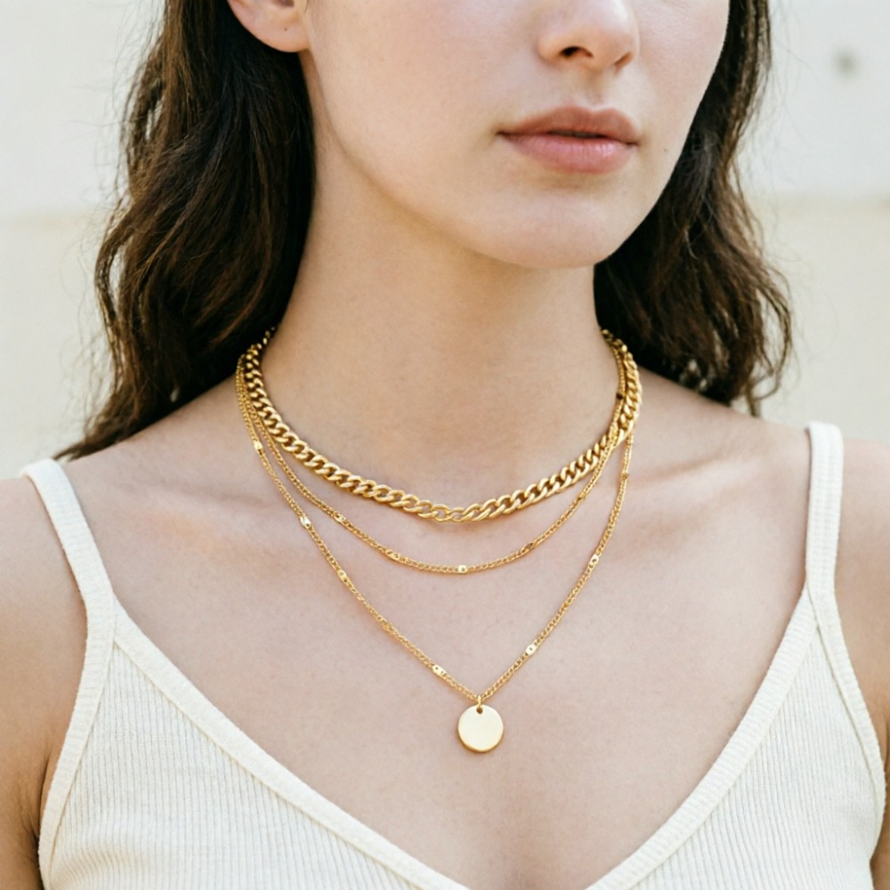 Esthetische mode retro vintage - Layered Pendant Necklace Aesthetic recensie en prijs