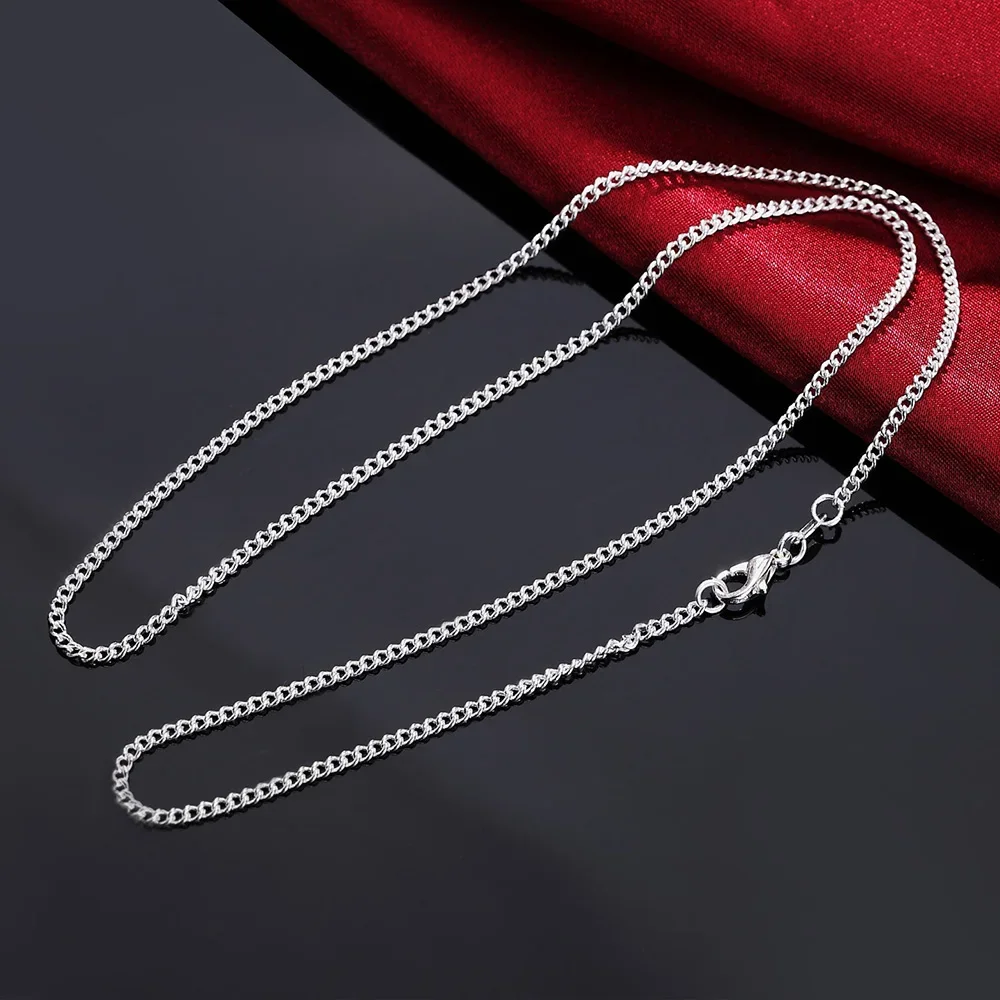 40-75Cm 925 Sterling Zilver Kl - 925 Sterling Silver Chain Necklace Men recensie en prijs