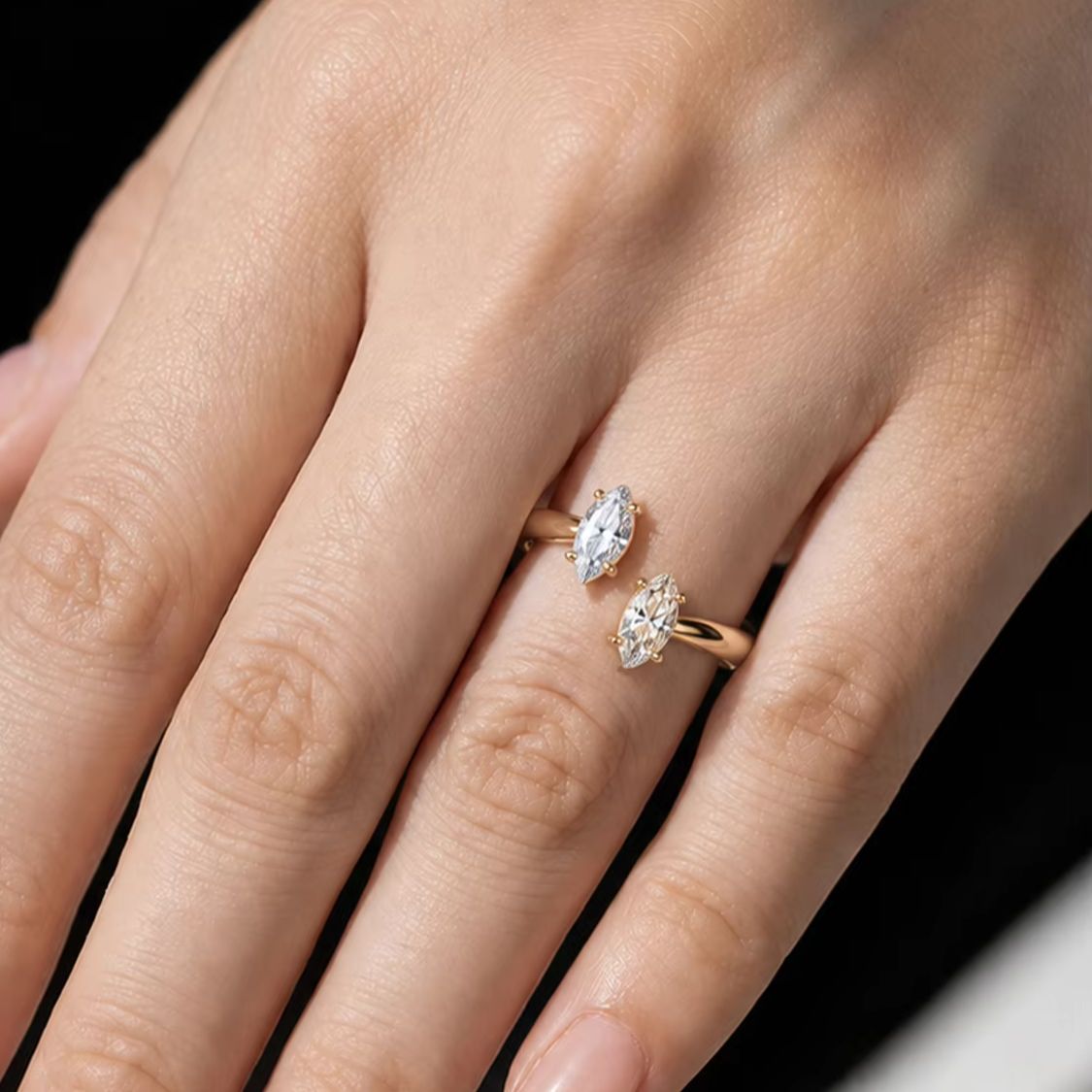 Een 1-karaats 925 sterling zil - Moissanite Engagement Ring 1 Carat recensie en prijs