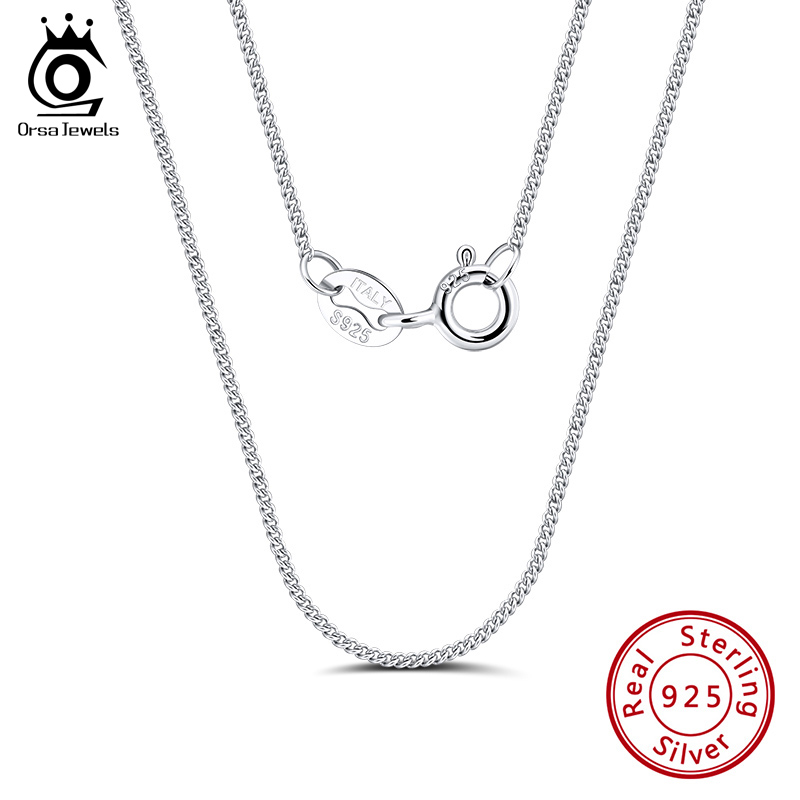 Orsa Juwelen Italiaanse 925 St - 925 Sterling Silver Chain Necklace Men recensie en prijs