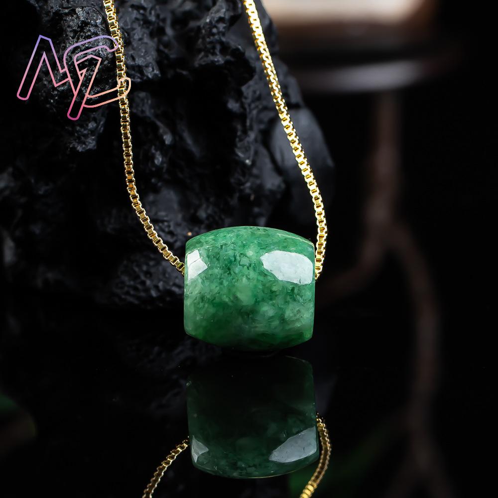 Natuurlijke echte jade kraal h - Necklaces recensie en prijs