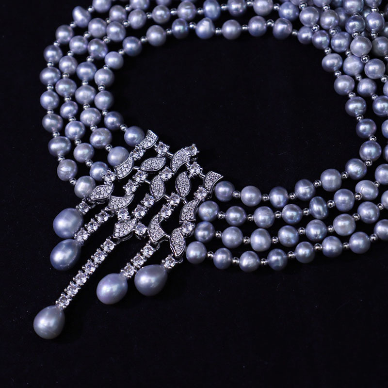 Zoetwaterparelketting, vintage - Pearl Choker Necklace Vintage recensie en prijs