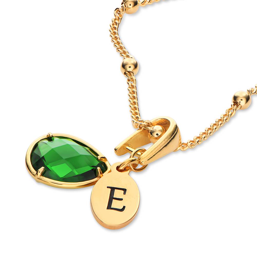 Aangepaste naam hanger persona - Initial Letter Necklace 18K Gold recensie en prijs