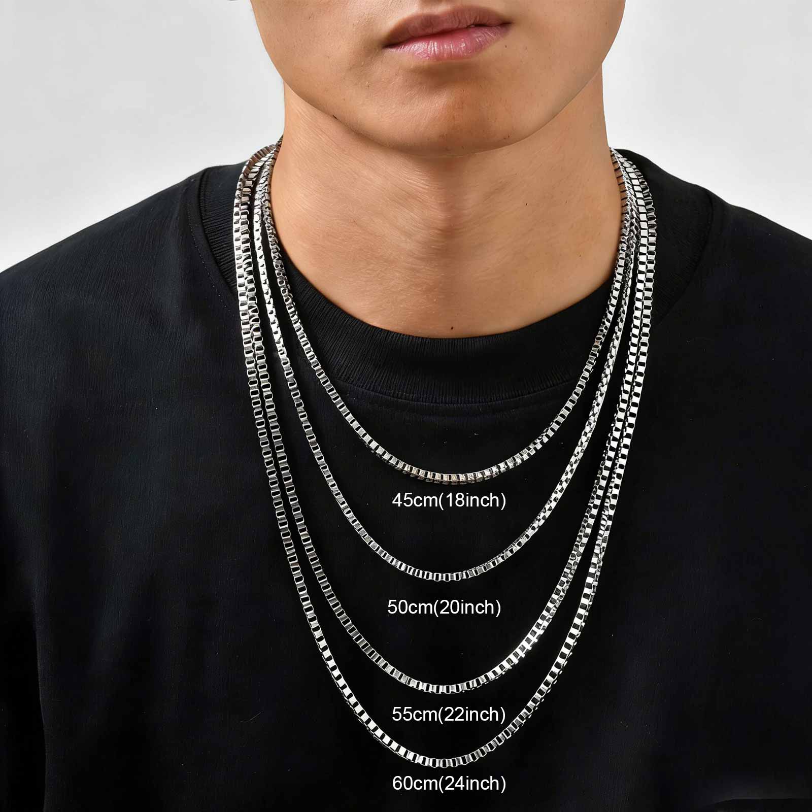 1/2/3MM dunne ketting voor man - Cuban Link Chain 12Mm recensie en prijs